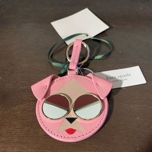 Kate Spade Spademals Mad Dog Keychain Purse Charm